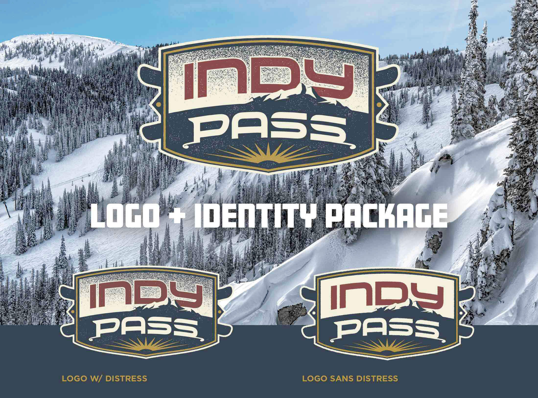 Indy Pass Logo and Identity Package Work Study