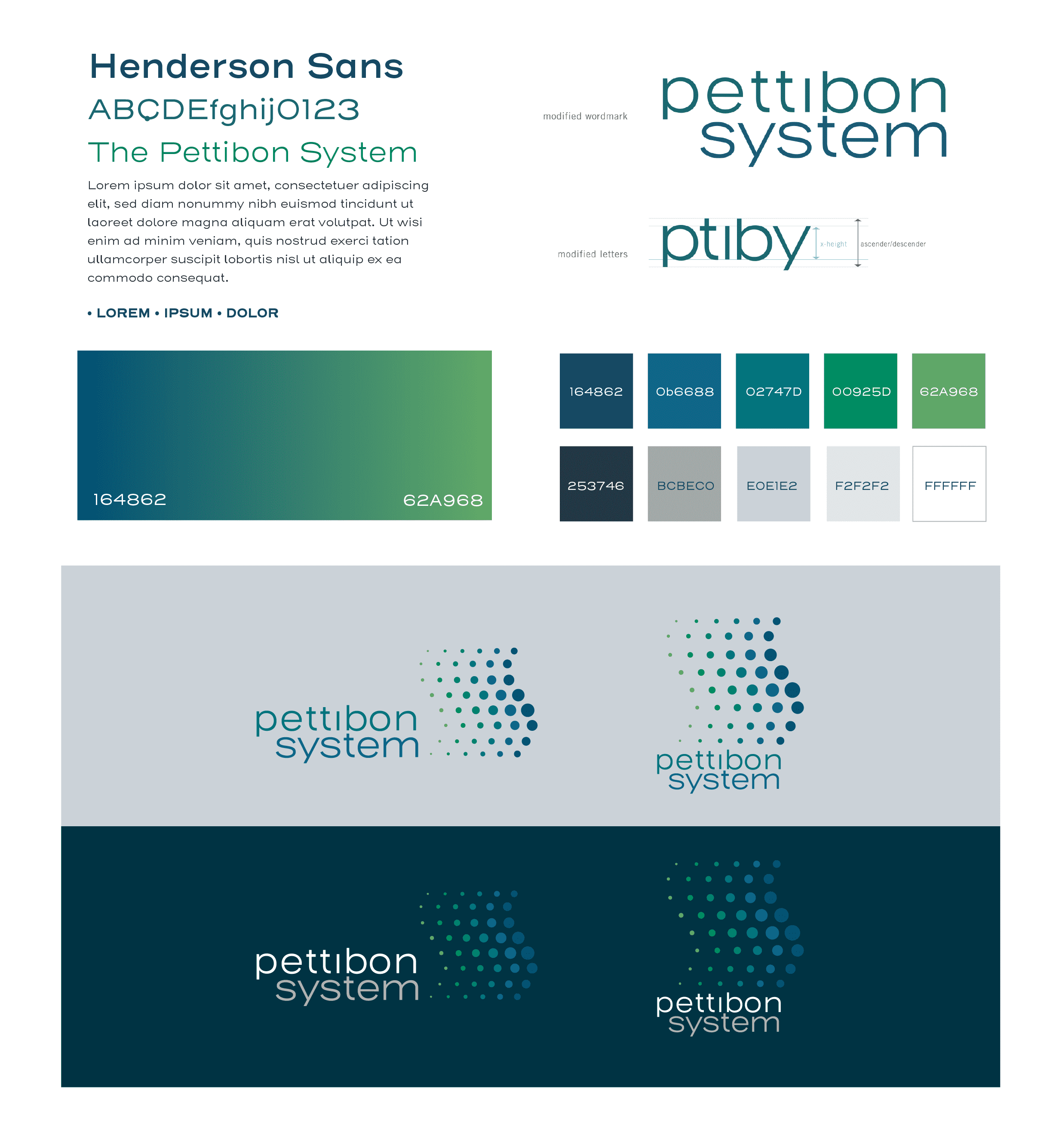 Pettibon Systems Logo and Brand Identity