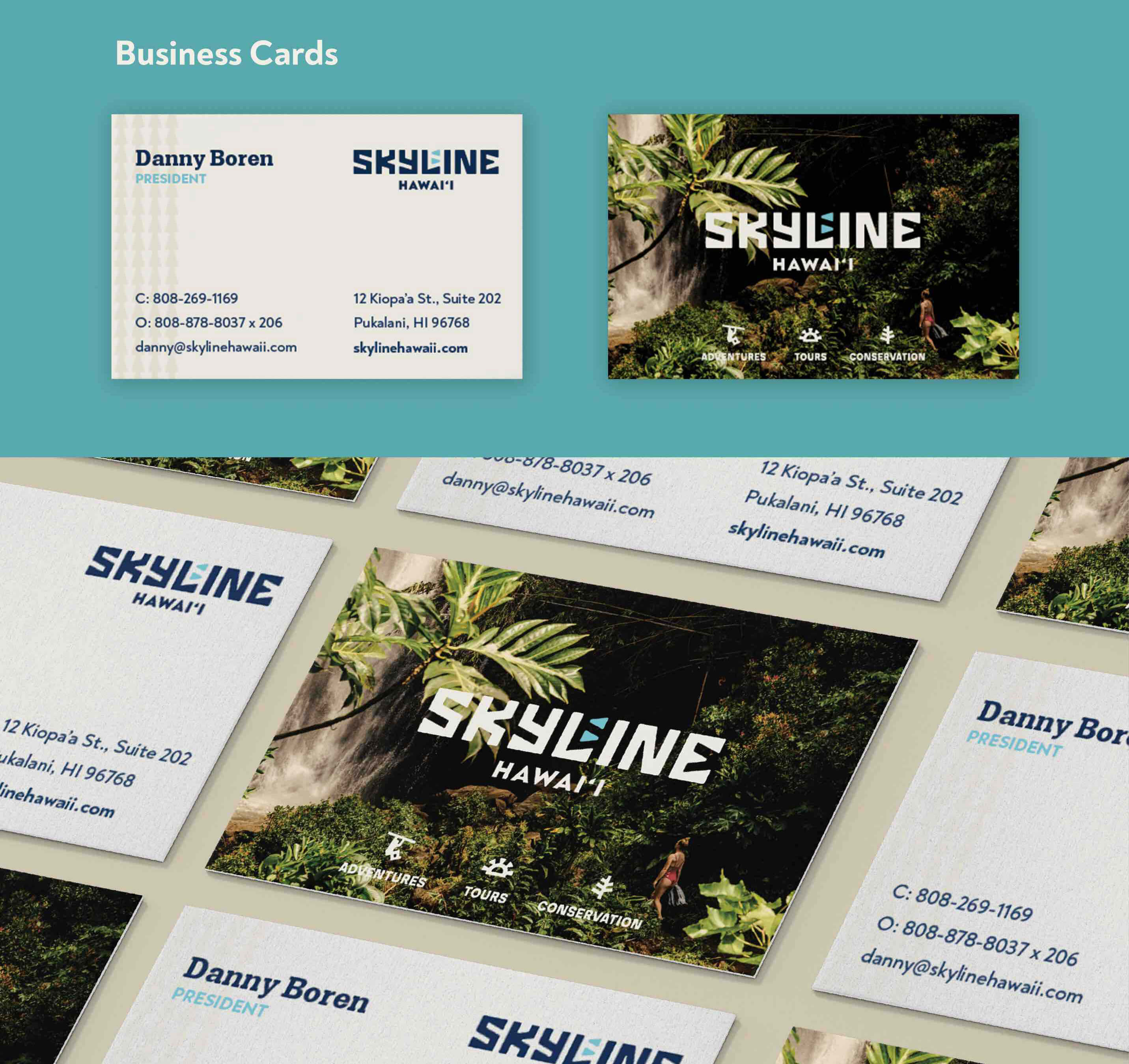 Skyline Hawaii business cards