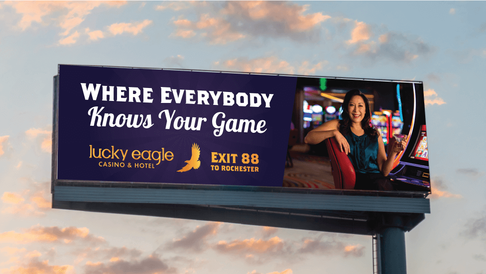 Lucky Eagle Casino - Billboard