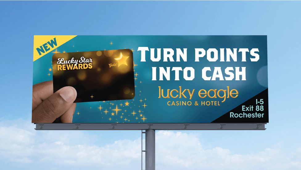 Lucky Eagle Casino - Billboard